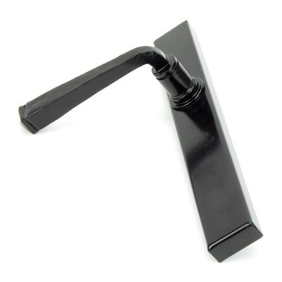 From The Anvil 92133 - Black Avon Slimline Lever Latch Set