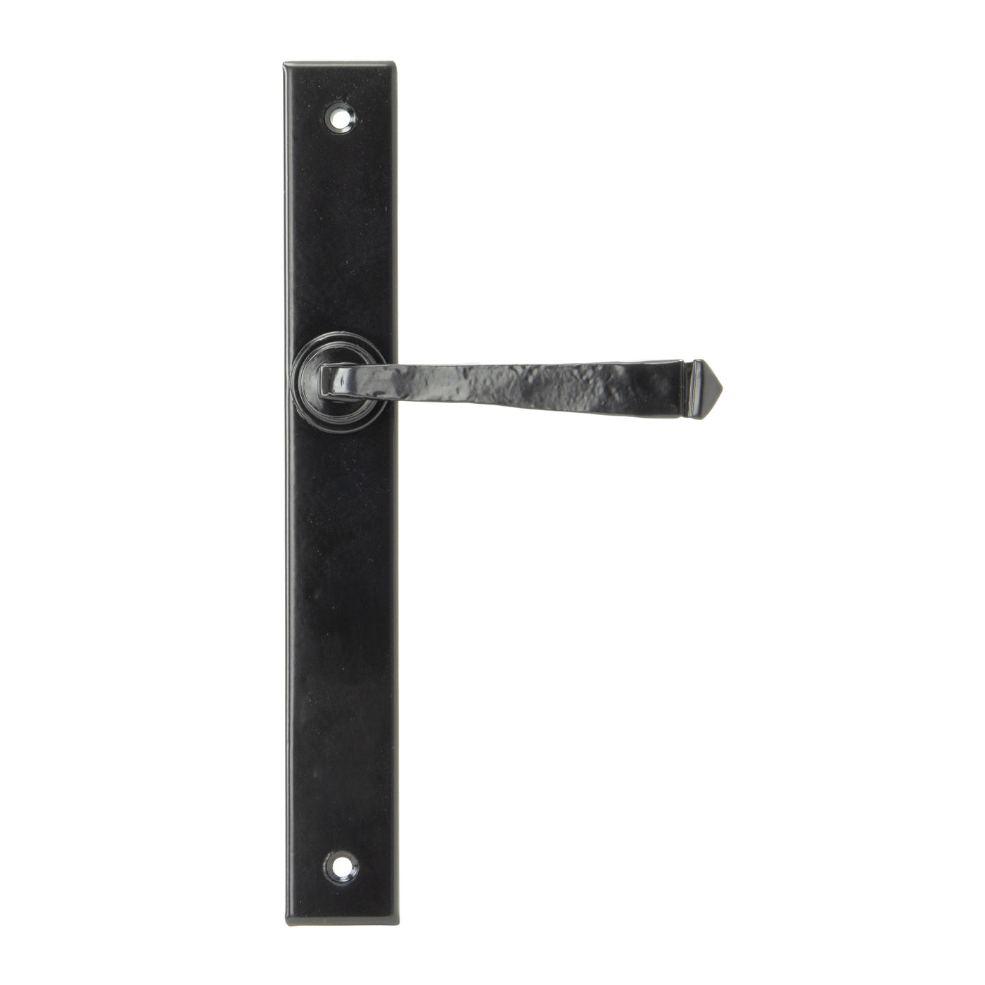 From The Anvil 92133 - Black Avon Slimline Lever Latch Set #finish_black