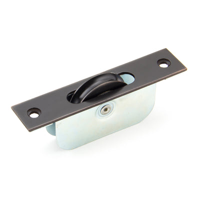 From The Anvil 92134 - Aged Bronze Square Ended Sash Pulley 75kg #finish_aged-bronze