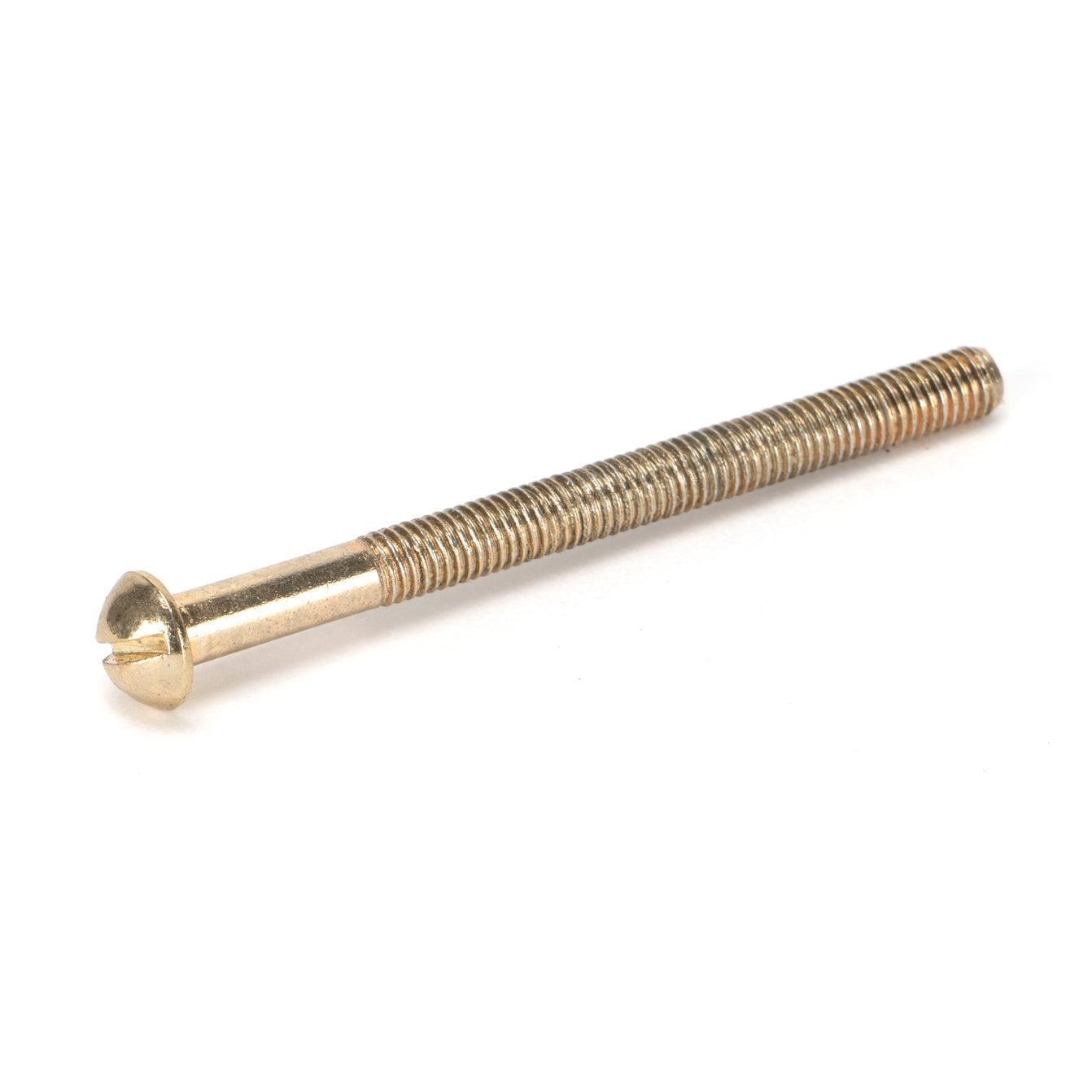 From The Anvil 92136 - Polished Brass SS M5 x 64mm Male Bolt (1) #finish_polished-brass