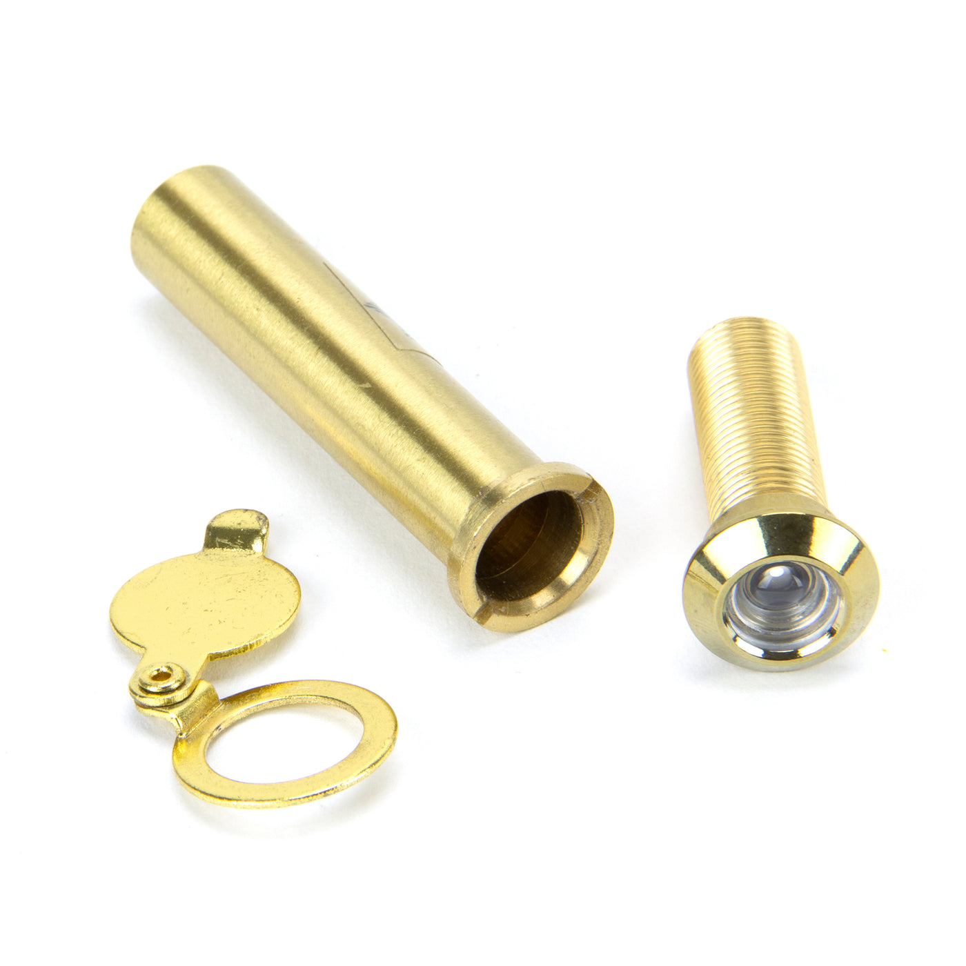 From The Anvil 92150 - Lacquered Brass Door Viewer 180° (55-75mm Door) #finish_lacquered-brass