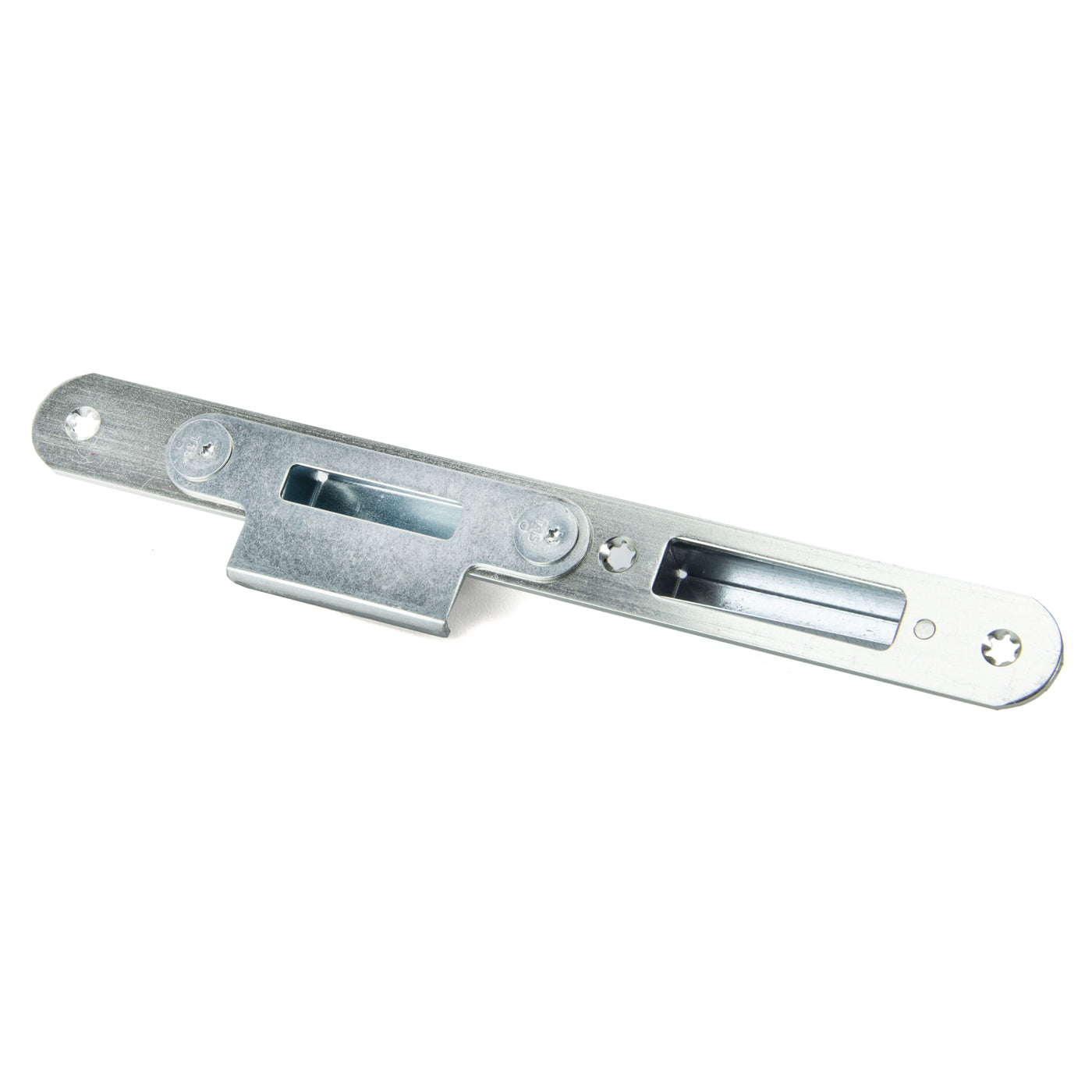 From The Anvil 92163 - BZP Winkhaus Centre Latch Keep RH 44mm Door #handing_right-hand