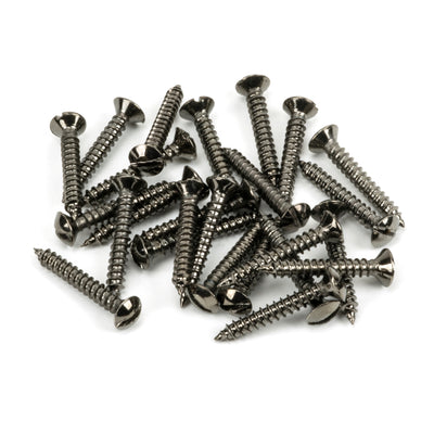 From The Anvil 92309 - Dark Stainless Steel 6x1" CSK Raised Head Screws (25) #finish_dark-stainless-steel