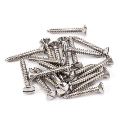 From The Anvil 92311 - Stainless Steel 6x1" Countersunk Raised Head Screws (25) #finish_stainless-steel