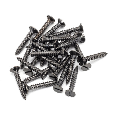 From The Anvil 92936 - Dark Stainless Steel 4x¾" Countersunk Screws (25) #finish_dark-stainless-steel