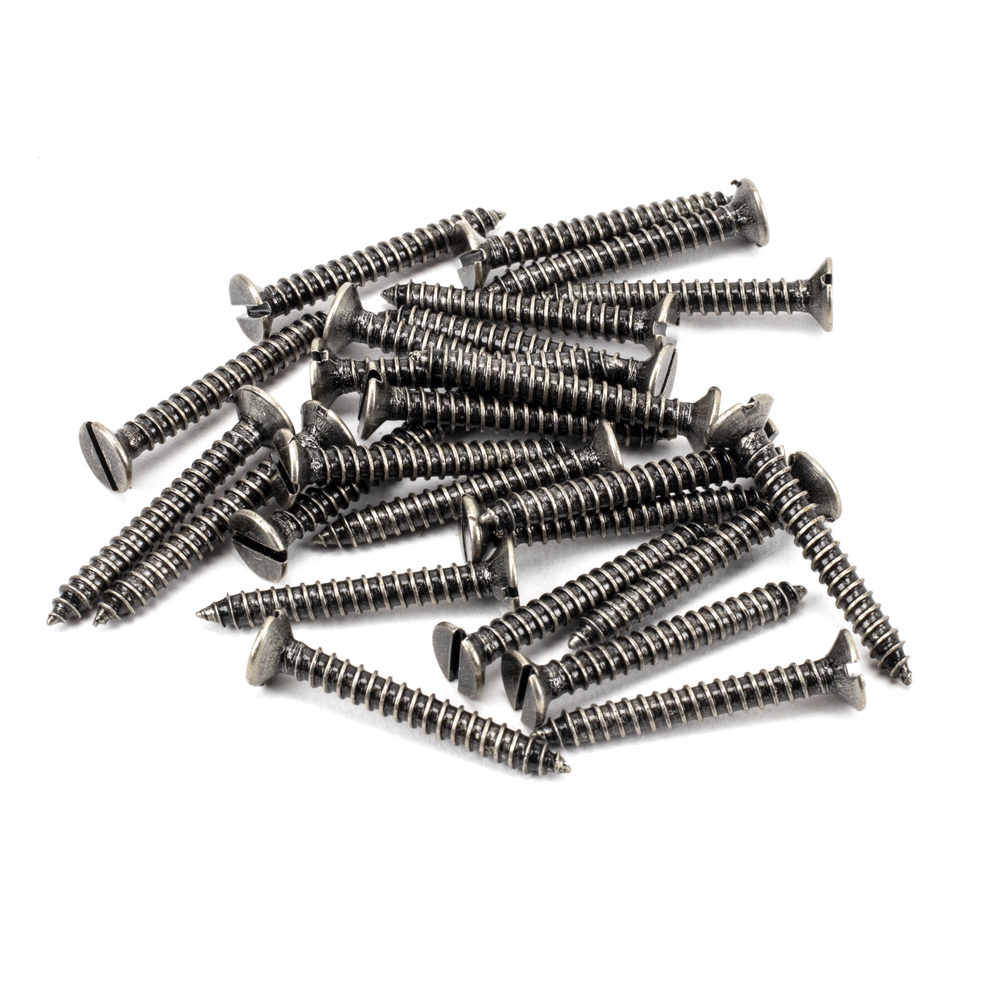 From The Anvil 92953 - Pewter 8x1¼" Countersunk Screws (25) #finish_pewter-patina