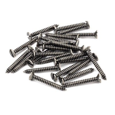 From The Anvil 92953 - Pewter 8x1¼" Countersunk Screws (25) #finish_pewter-patina